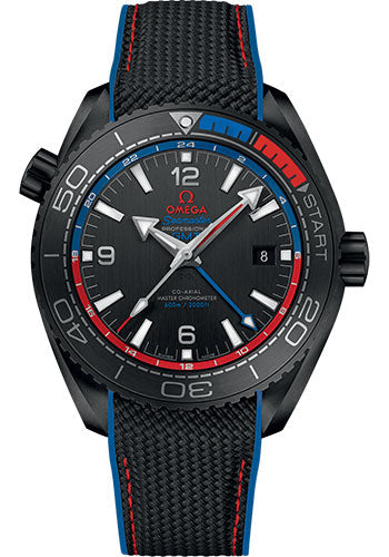 Omega Seamaster Planet Ocean 600M Co axial Master Chronometer GMT ETNZ