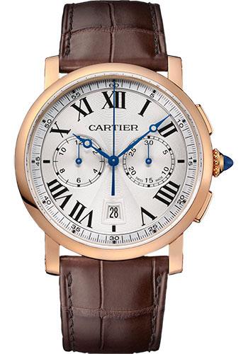 Cartier Rotonde de Cartier Chronograph Watch 40 mm Pink Gold Case