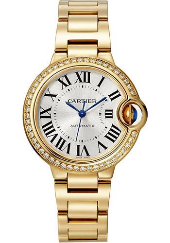 Cartier Ballon Bleu 36 mm Stainless Steel 18 Carats Yellow Gold