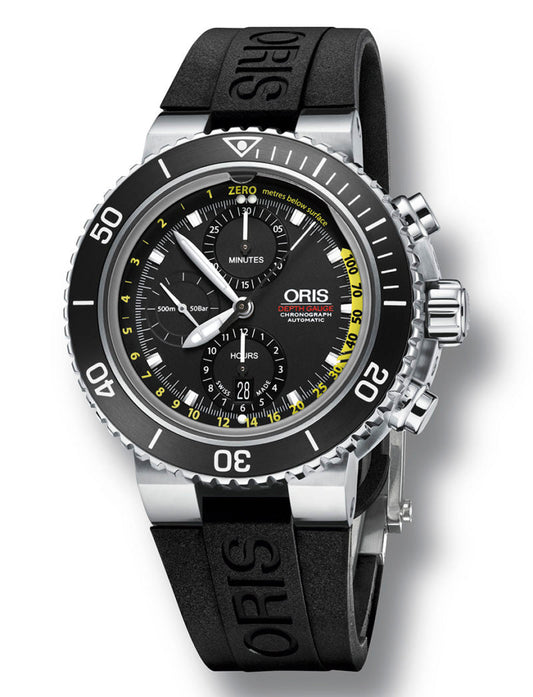 Oris Diving  Aquis Depth Gauge Chronograph - 01-774-7708-4154-RS