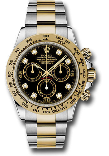 Rolex Daytona 116503 Black Index Dial Two Tone Yellow Gold Stainless Steel