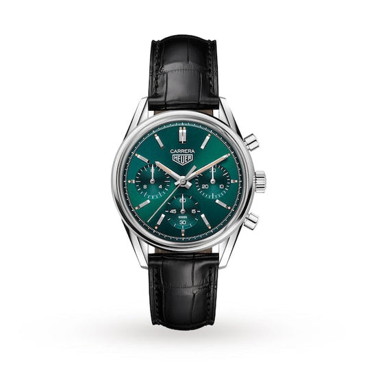 TAG Heuer - Special Edition Carrera Green Calibre Heuer 02 39mm Mens Watch - CBK221F.FC6479