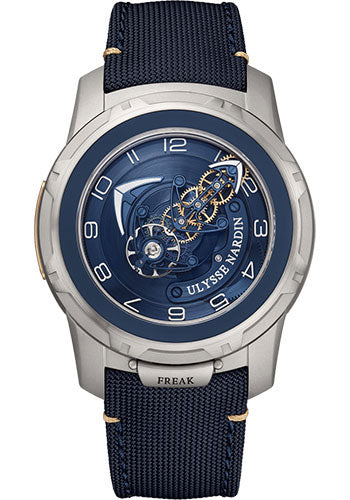 Ulysse Nardin Freak Out Blue Gold Watch