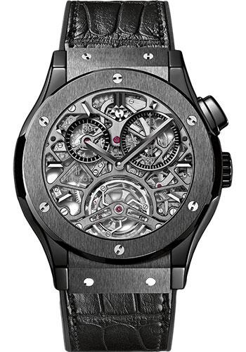 Hublot Classic Fusion Tourbillon Skeleton All Black Limited Edition of 99 Watch-506.CM.0140.LR