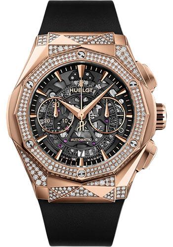 Hublot Classic Fusion Aerofusion Chronograph Orlinski King Gold Alternative Pave Watch - 45 mm - Sapphire Crystal Dial-525.OX.0180.RX.1804.ORL19