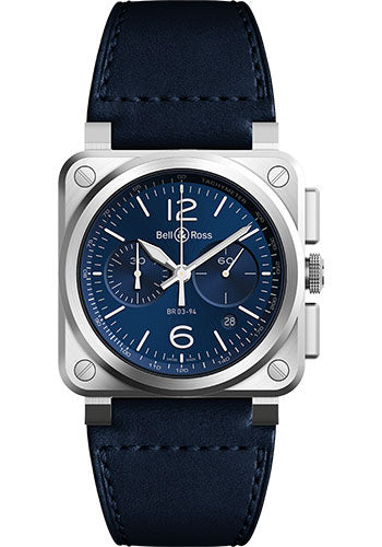 Bell & Ross BR 03-94 Blue Steel Watch