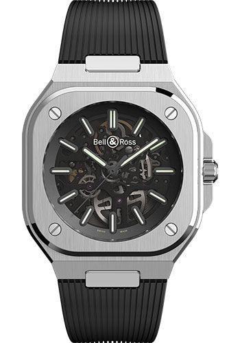 Bell & Ross BR 05 Skeleton Nightlum - Rubber Strap