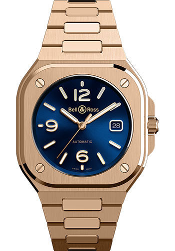 Bell & Ross BR 05 Blue Gold - Pink Gold Bracelet