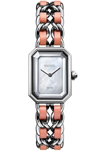 Chanel Premiere Rock Quartz Watch - Steel Case - White Mother Of Pearl Dial - Steel Chain Bracelet Limited Edition of 1,200 - H6359