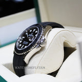 Rolex 226659 Yacht-Master 42 White Gold Black Oysterflex Strap