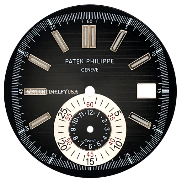 PATEK PHILIPPE Nautilus Black Dial For Stainless Steel 5980/1A-014