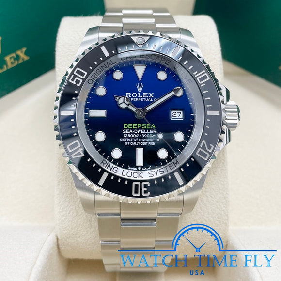 Rolex Sea-Dweller Deepsea 126660 Black Blue James Cameron Stainless Steel UNWORN