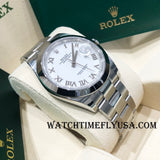 Rolex 126300 Datejust 41mm White Roman Oyster Stainless Steel