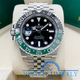 Rolex GMT-Master II 126720VTNR 40mm Stainless Steel Sprite Jubilee Bracelet Black Dial