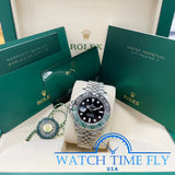 Rolex GMT-Master II 126720VTNR 40mm Stainless Steel Sprite Jubilee Bracelet Black Dial