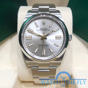 Rolex Oyster Perpetual 41 124300 Silver Dial Stainless Steel 41mm