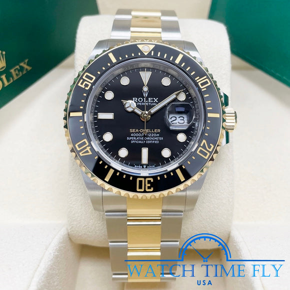 Rolex Sea-Dweller 126603 Steel and Yellow Gold Rolesor Black Dial