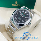 Rolex 116900 AirKing Black Arabic Dial 40mm Stainless Steel