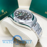 Rolex 116900 AirKing Black Arabic Dial 40mm Stainless Steel