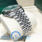 Rolex 126334 Datejust 41mm Grey Index Stick Jubilee Band Stainless Steel